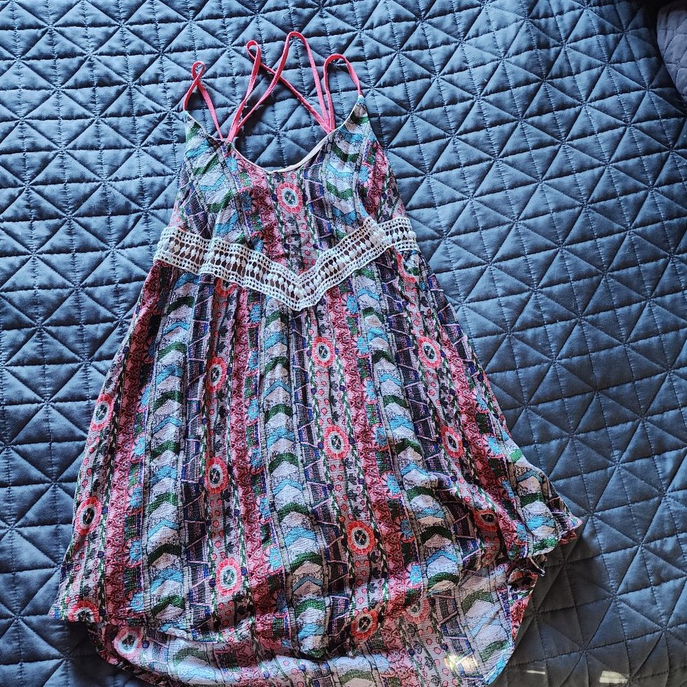 Boho baby doll dress Medium
